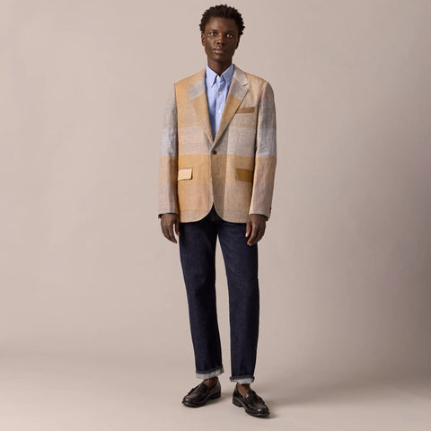 Kenmare Relaxed-fit blazer in linen twill