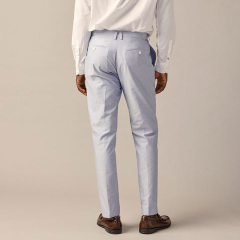 Crosby Classic-fit suit jacket in Portuguese cotton oxford