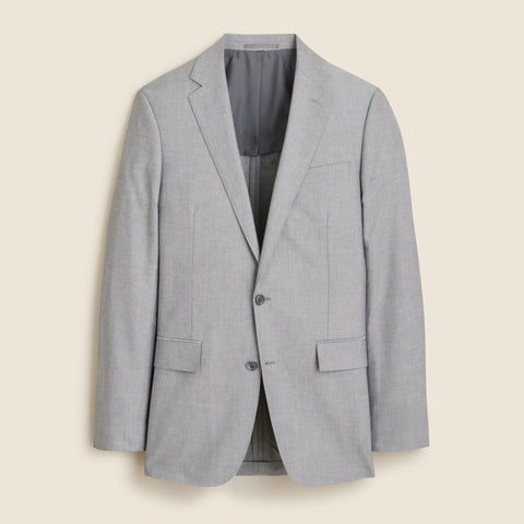 Ludlow Slim-fit suit jacket in Portuguese cotton oxford