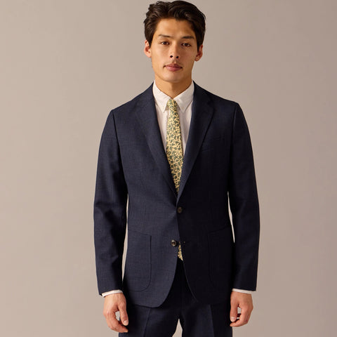 Ludlow Slim-fit suit jacket in English wool
