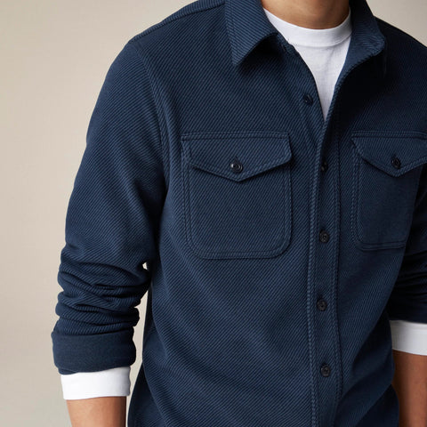 Seaboard soft-knit shirt in plaid