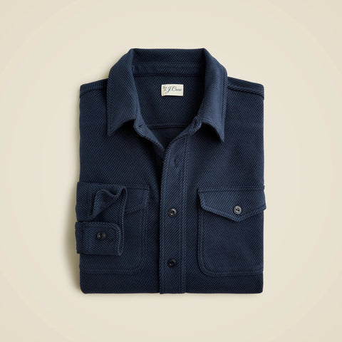 Seaboard soft-knit shirt in plaid