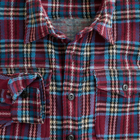 Seaboard soft-knit shirt in plaid