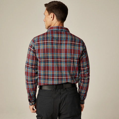 Seaboard soft-knit shirt in plaid
