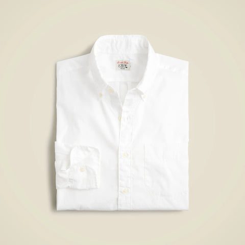 Secret Wash cotton poplin shirt