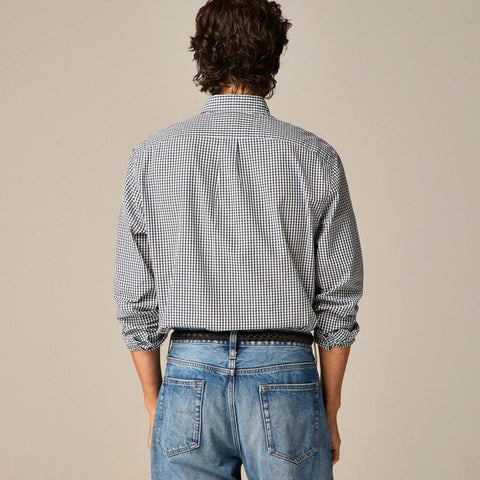 Slim Secret Wash cotton poplin shirt