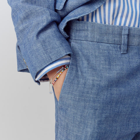 Boys' Ludlow suit pant in chambray