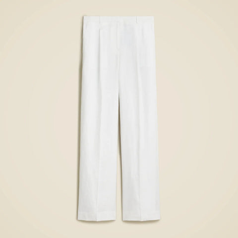 Wide-leg Essential pant in linen