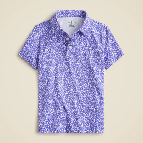 Kids' short-sleeve performance polo shirt
