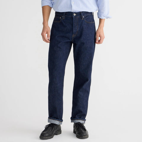 Wallace & Barnes straight-fit jean in Japanese selvedge denim