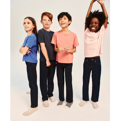 Kids' new garment-dyed pocket T-shirt