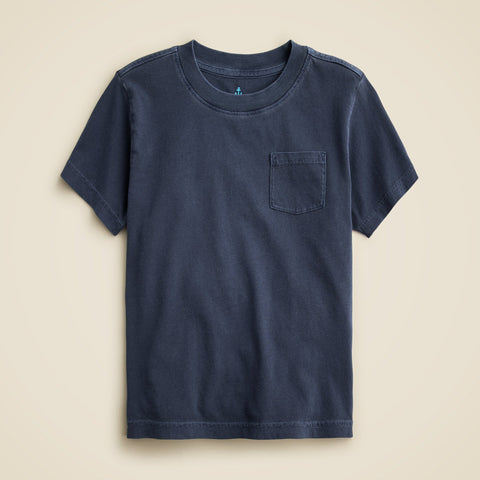 Kids' new garment-dyed pocket T-shirt