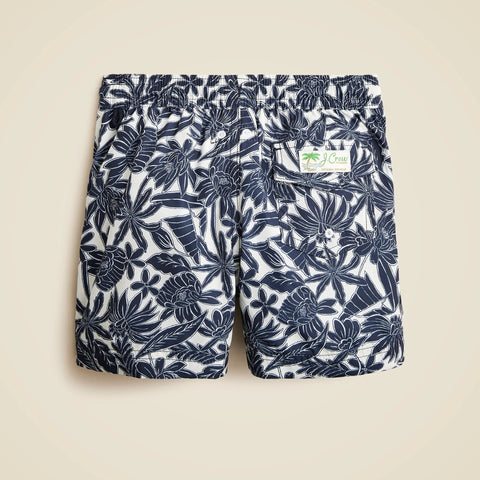 Boys' printed swim trunk