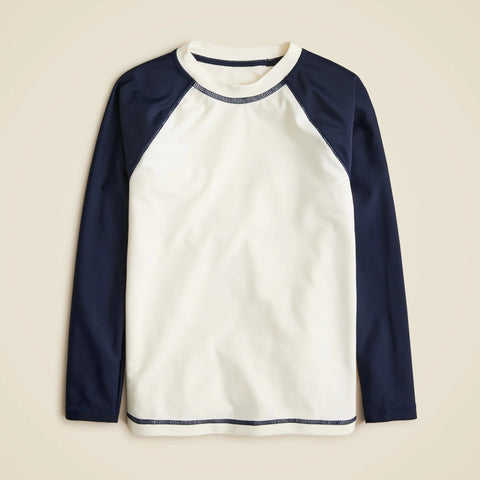 Kids' baseball rash guard
