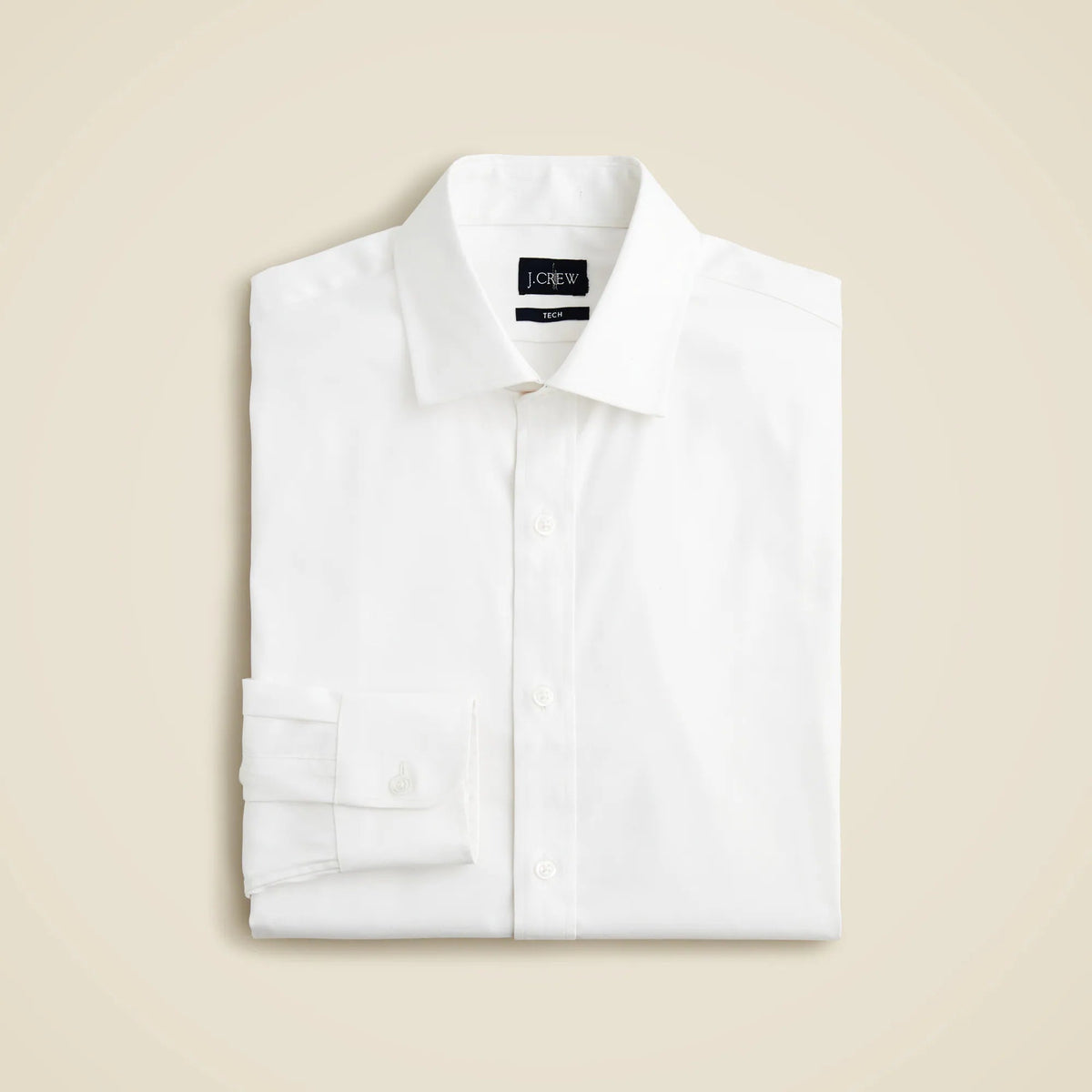 Slim Bowery performance stretch dress shirt with spread collar