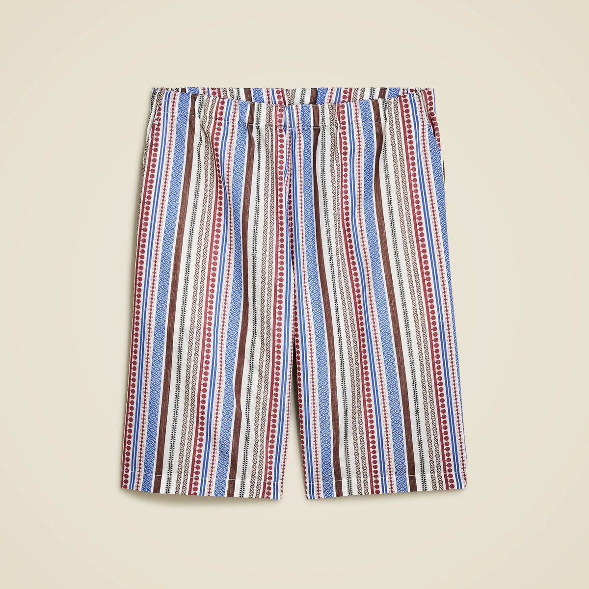 BEAMS PLUS 11'' jacquard striped easy short