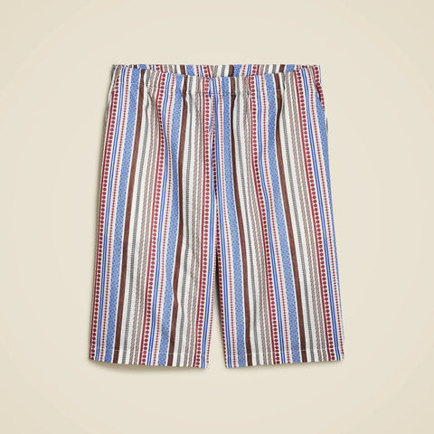 BEAMS PLUS 11'' jacquard striped easy short