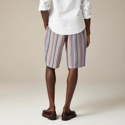 BEAMS PLUS 11'' jacquard striped easy short