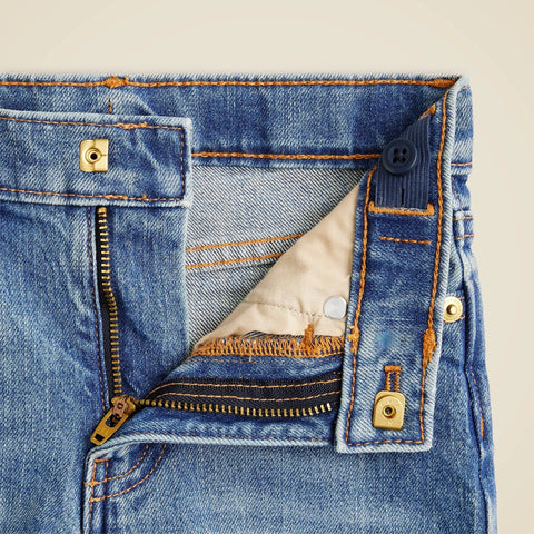 Girls' slim wide-leg jean in Hayworth wash