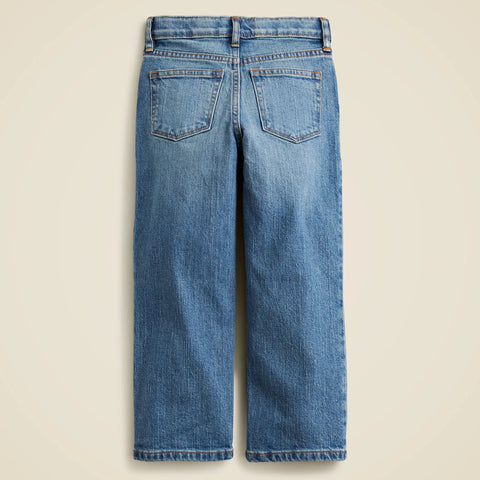 Girls' slim wide-leg jean in Hayworth wash