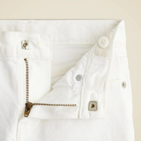 Girls' slim wide-leg jean in white