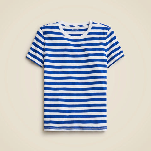 Vintage jersey classic-fit crewneck T-shirt in stripe