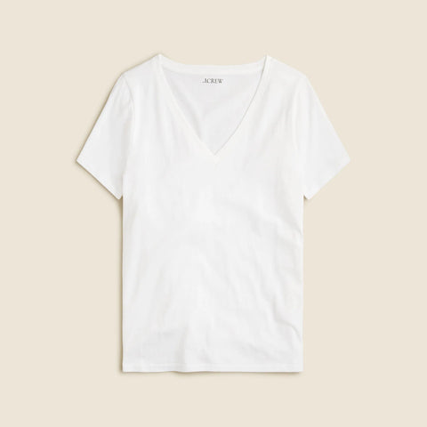 Vintage jersey classic-fit V-neck T-shirt