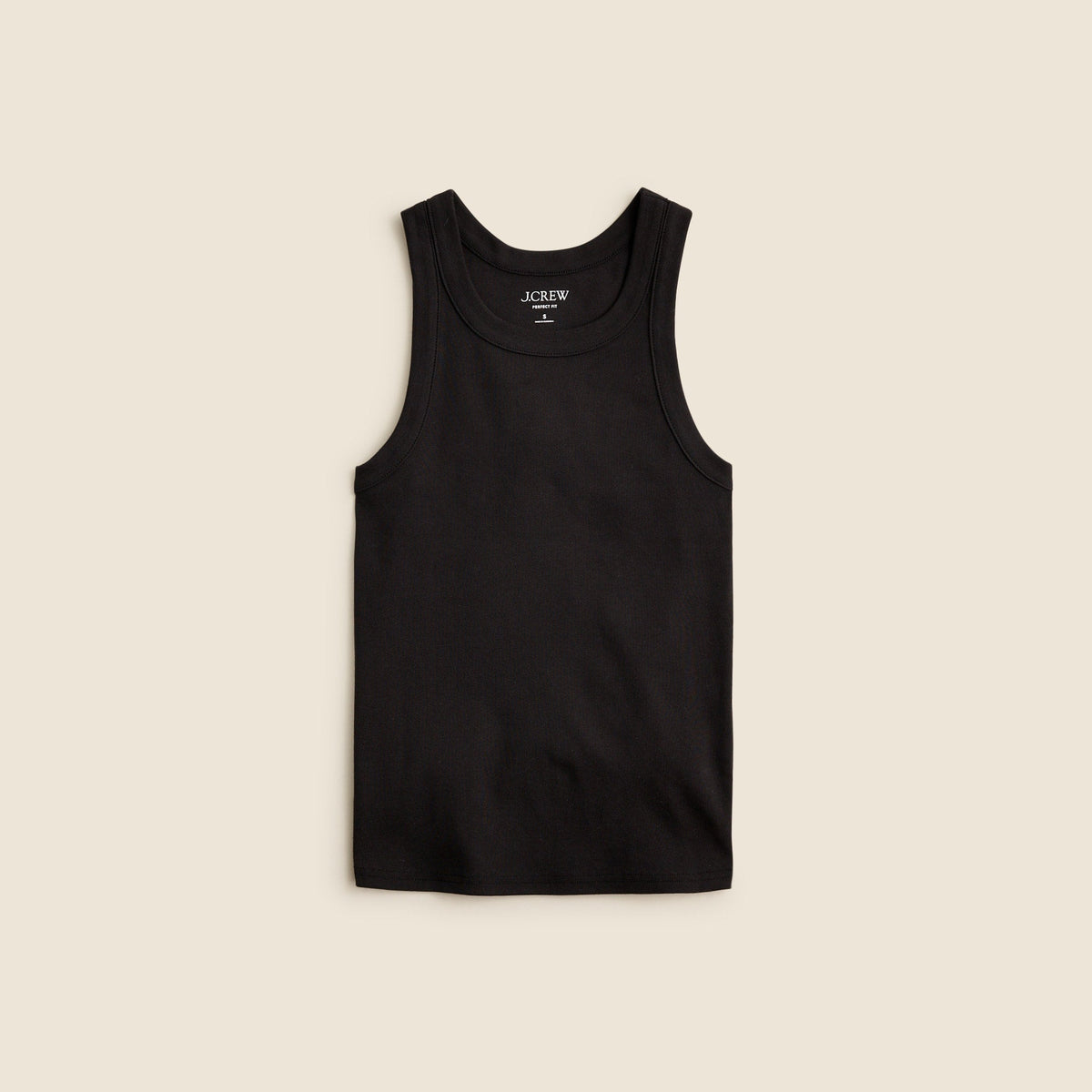 Perfect-fit high-neck tank top