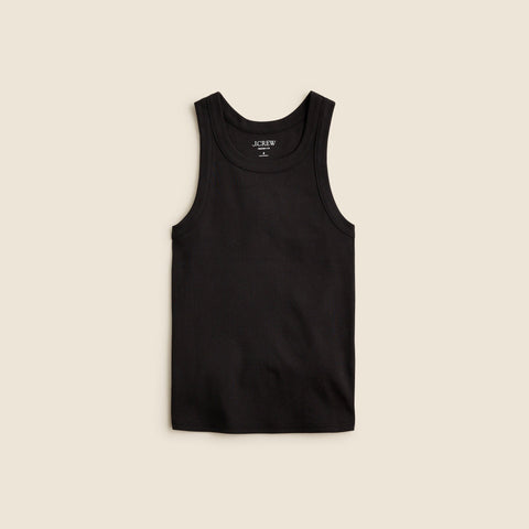 Perfect-fit high-neck tank top