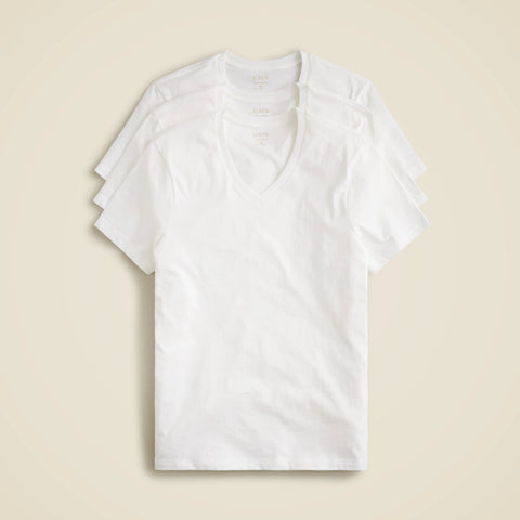 V-neck undershirts three-pack