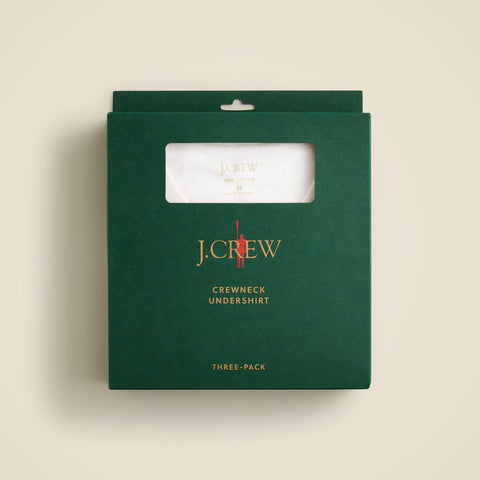 Crewneck undershirts three-pack