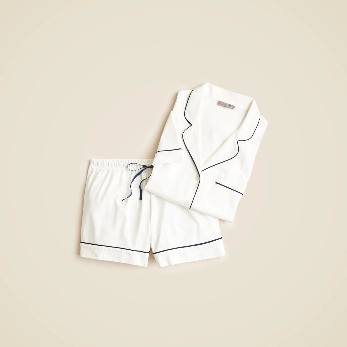 Dreamy cotton-blend pajama short set