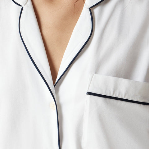 Dreamy cotton-blend pajama short set