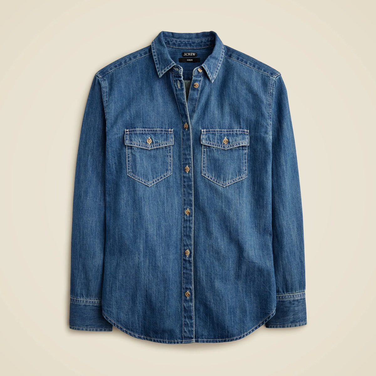 Garçon classic chambray shirt in Neela wash
