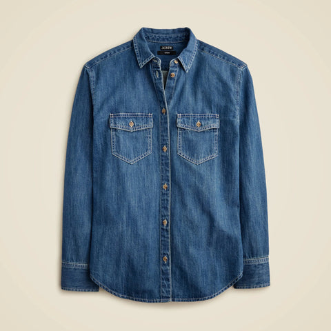 Garçon classic chambray shirt in Neela wash