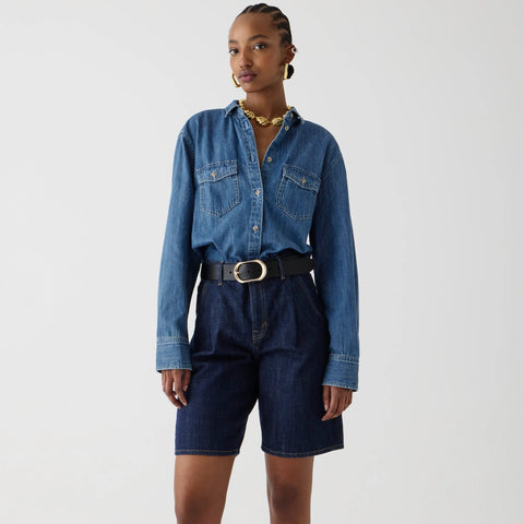 Garçon classic chambray shirt in Neela wash