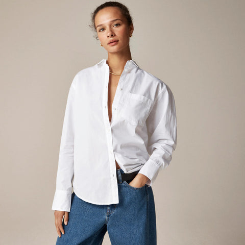 Petite Garçon classic shirt in cotton poplin
