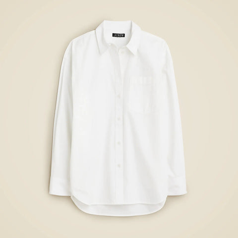 Petite Étienne oversized shirt in lightweight oxford