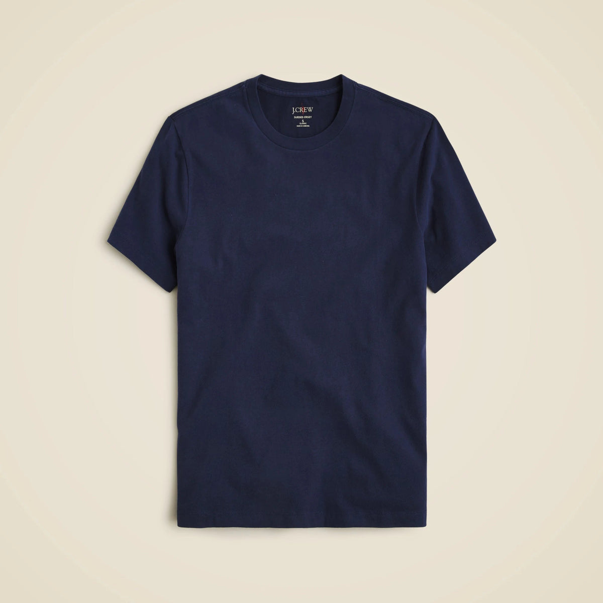 Sueded cotton T-shirt