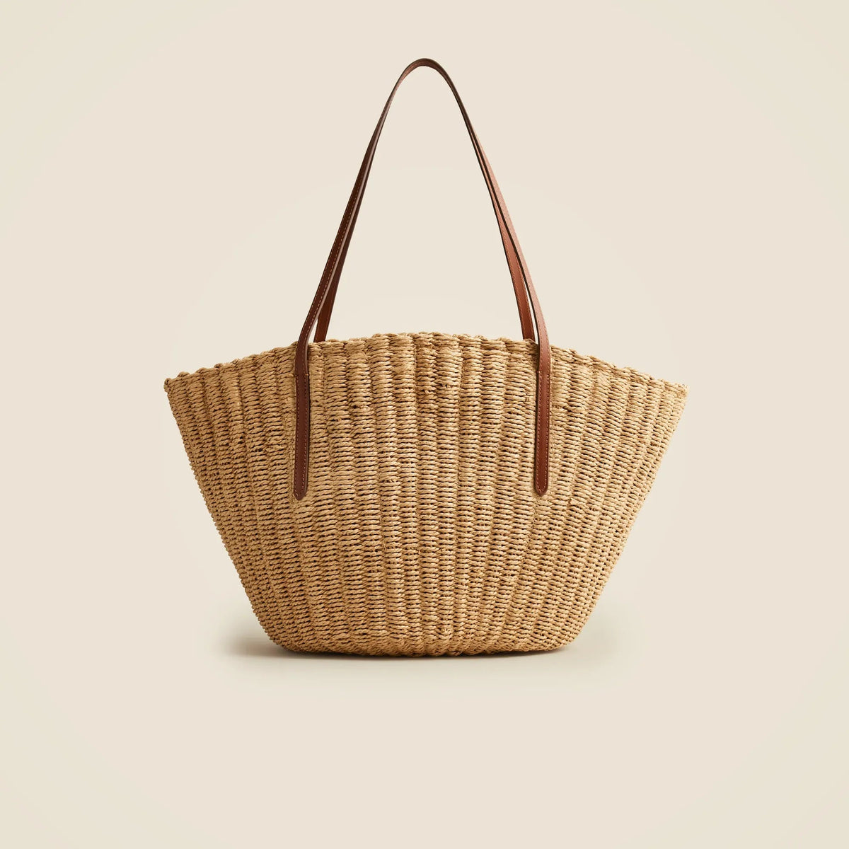 Como woven straw tote