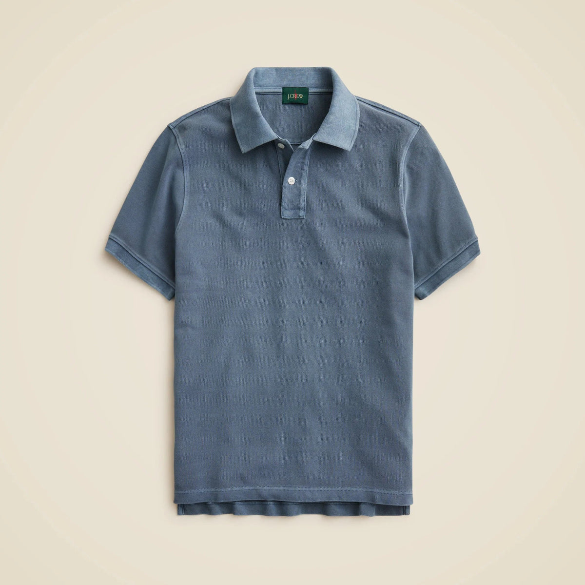 Tall washed piqué polo shirt
