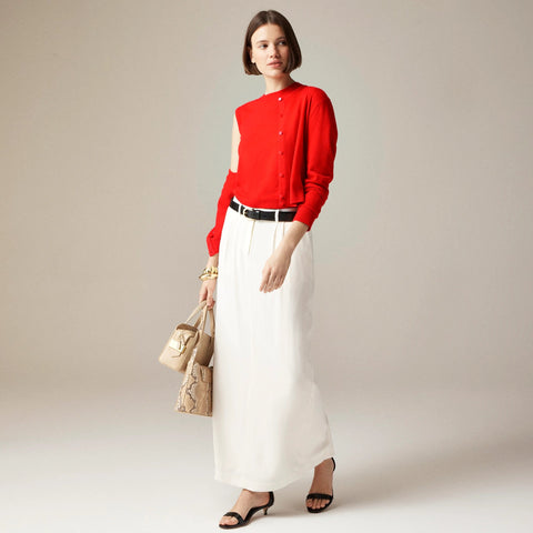 Featherweight cashmere cardigan