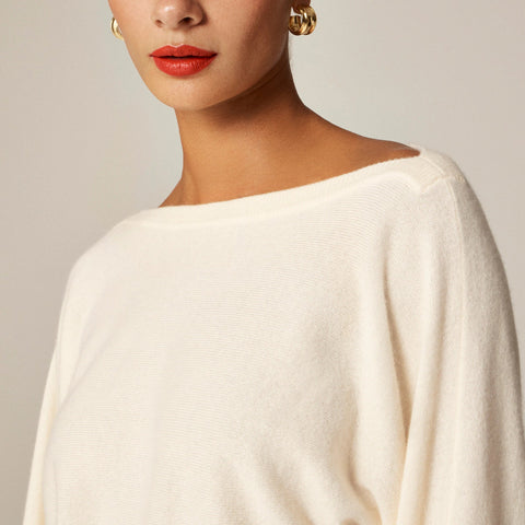 Cashmere boatneck sweater