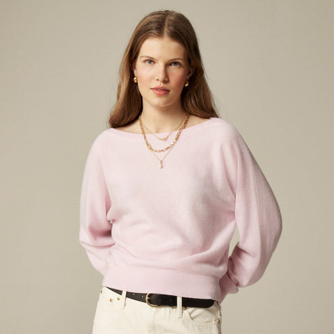 Cashmere boatneck sweater