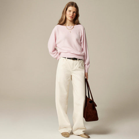 Cashmere boatneck sweater