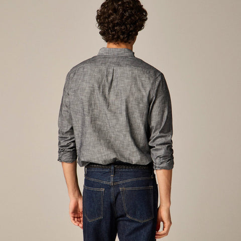 Organic cotton chambray shirt