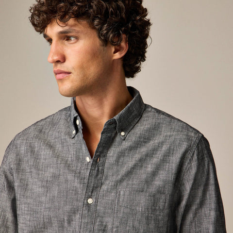 Organic cotton chambray shirt