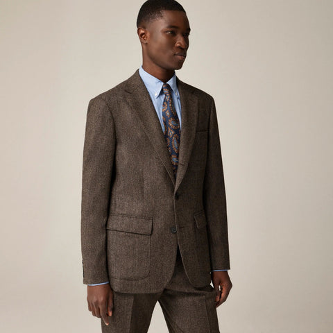 Crosby Classic-fit suit jacket in English merino wool