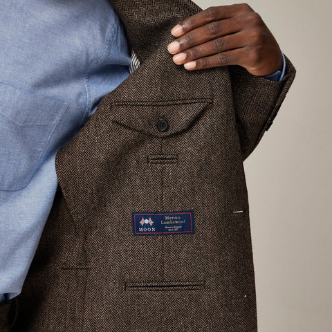 Crosby Classic-fit suit jacket in English merino wool