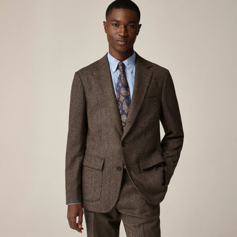 Crosby Classic-fit suit jacket in English merino wool